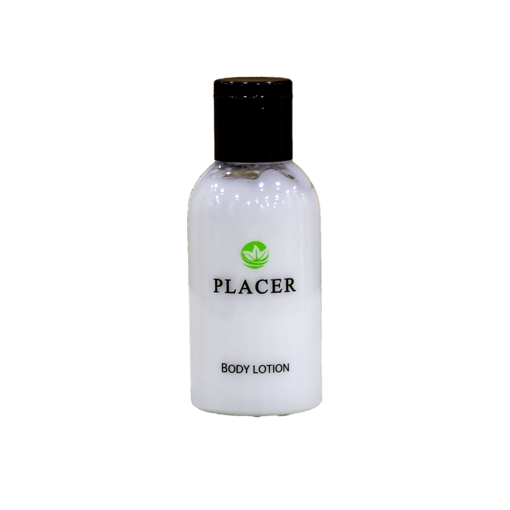 BODY LOTION FLIP TOP ROUND BOTTLE 55ML - PLACER 50X200 CTN