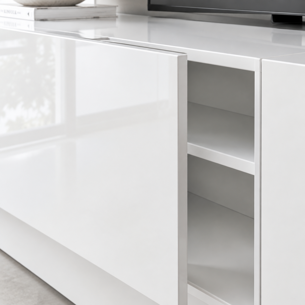 TV Console — Cabinet Door & Joinery Detail