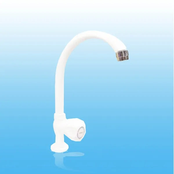 Watertec Sink Mount Plastic Sink Tap White – Box of 10