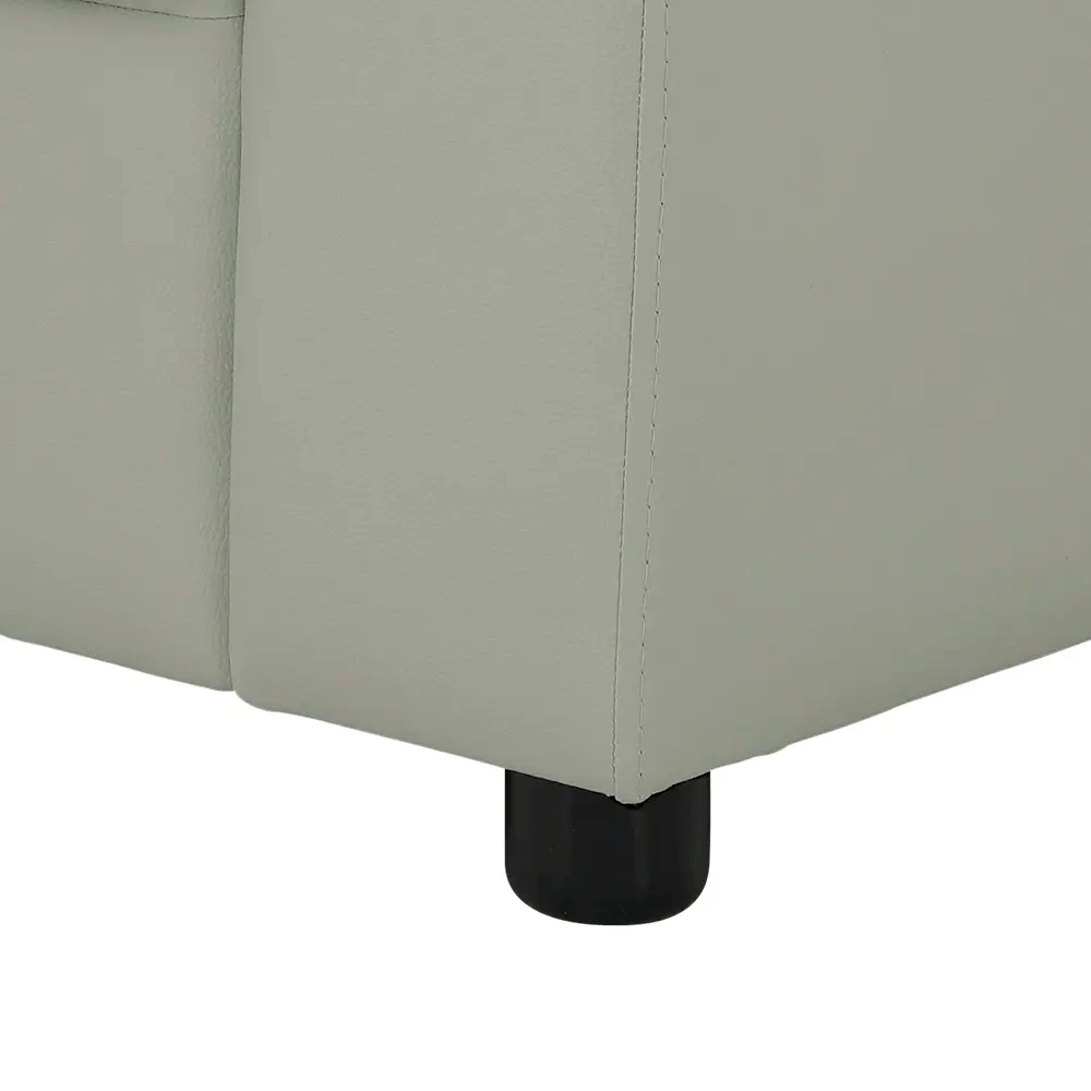 H-JORGE/P PVC L-SHAPE SOFA/R LGY PVC UPHOLSTERY. PLASTIC LEG.