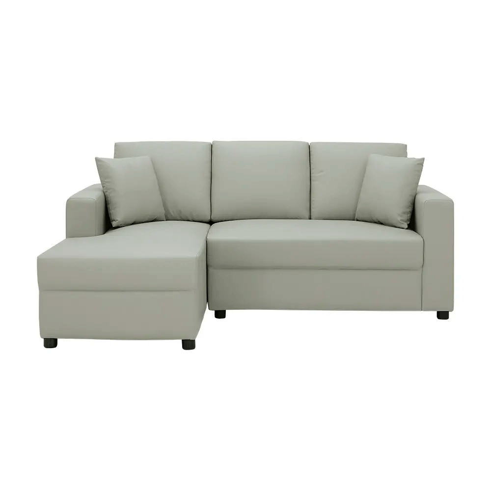 H-JORGE/P PVC L-SHAPE SOFA/R LGY PVC UPHOLSTERY. PLASTIC LEG.