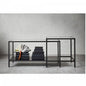 Coffee Table Set of 2 – 90x50cm | Black Metal & Glass | 80215332