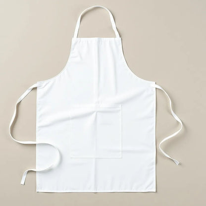 COTTON APRON WHITE 40"X30" (TABLE LINEN) CANASIN