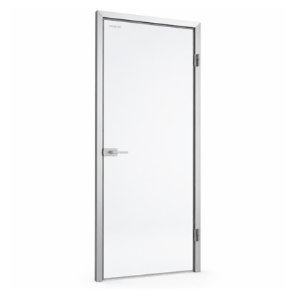 Lavis-Kit Interior Glass Door 30cm – White | Aluminium Frame
