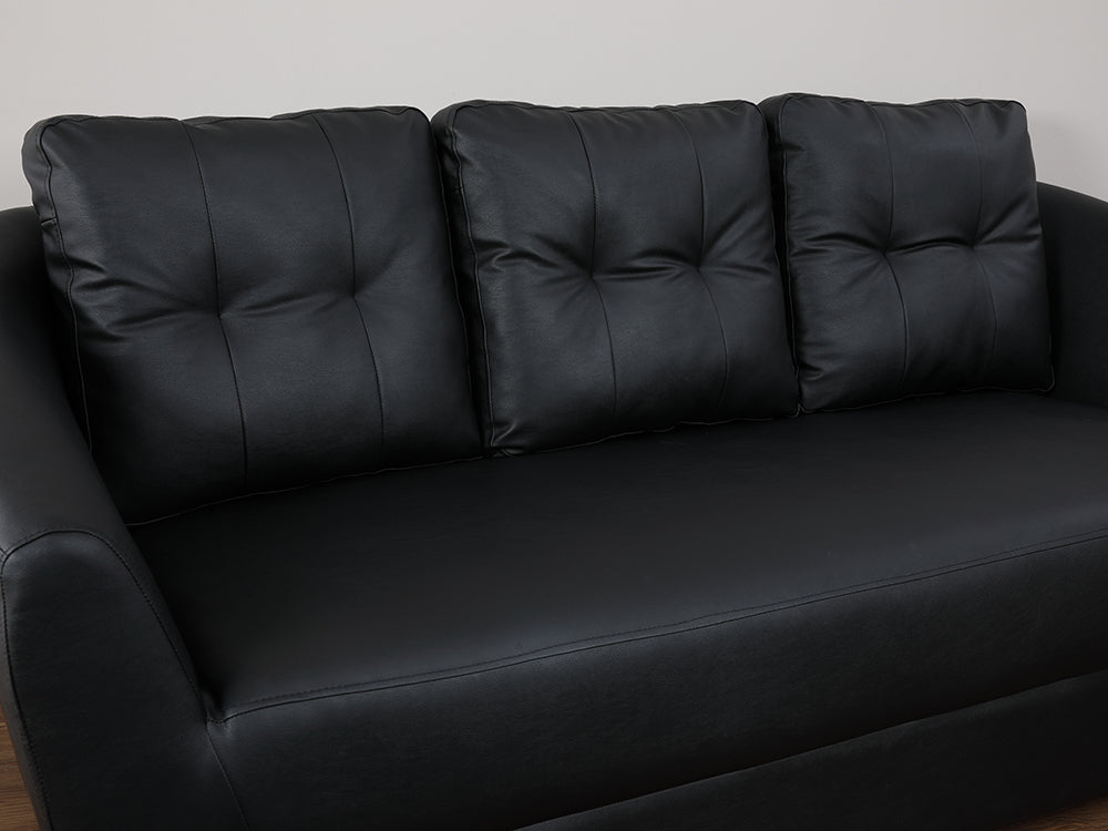 MAX PVC 3/S SOFA BK