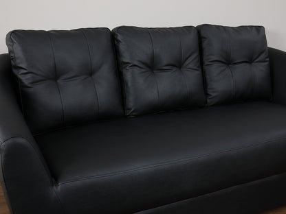 MAX PVC 3/S SOFA BK