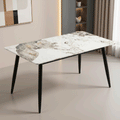 Pandora Dining Table | Marble Top | 160 × 90 cm