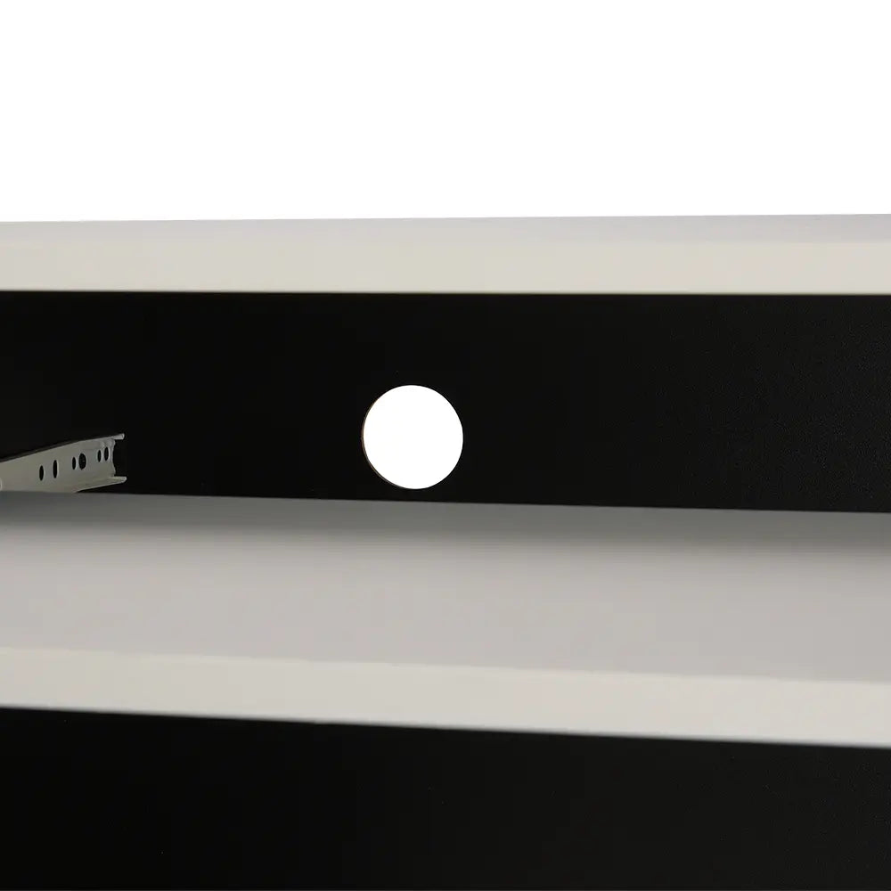H-LARA PLUS COMPUTER TABLE 120CM. BK/WT