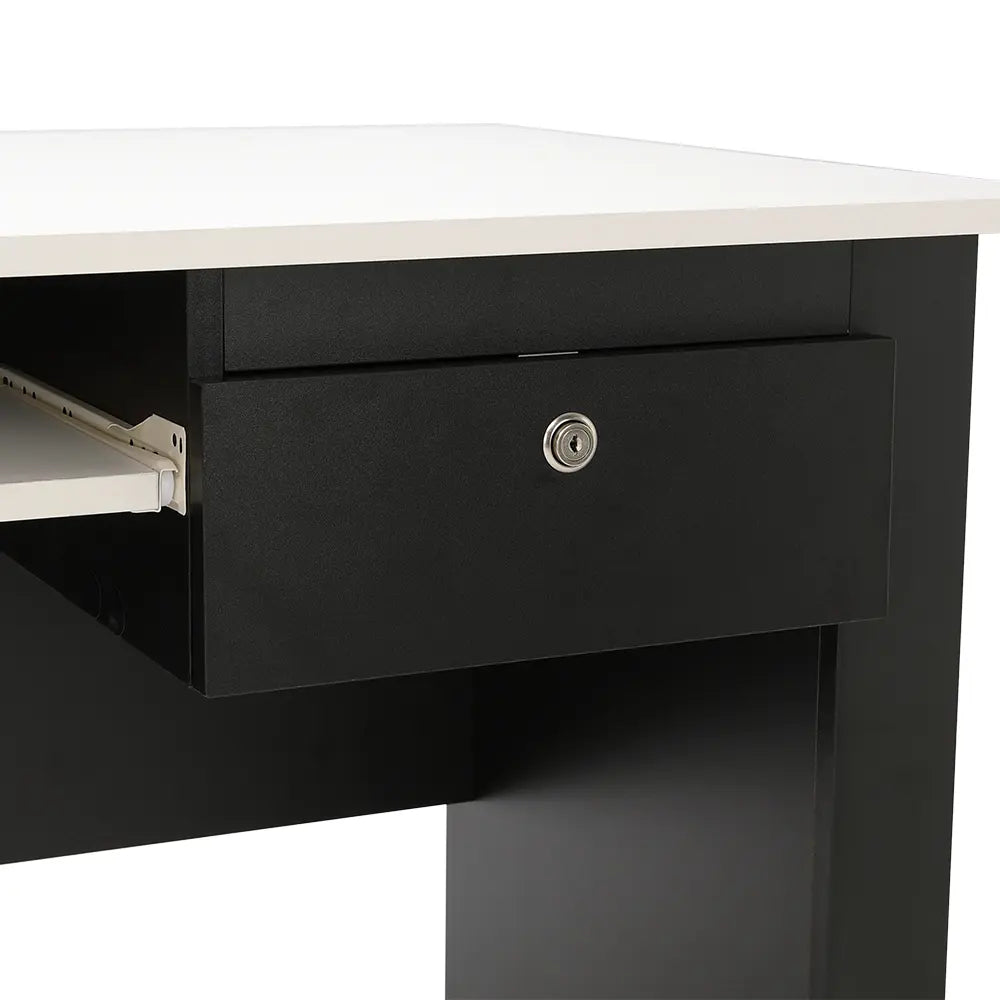 H-LARA PLUS COMPUTER TABLE 120CM. BK/WT