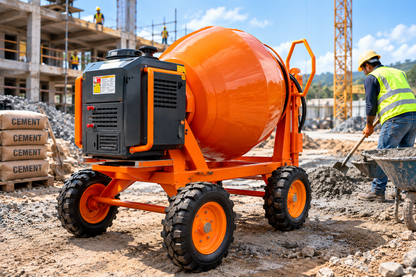 Cement Mixer 260 Litre – 4.5HP Petrol Engine | Model 84078