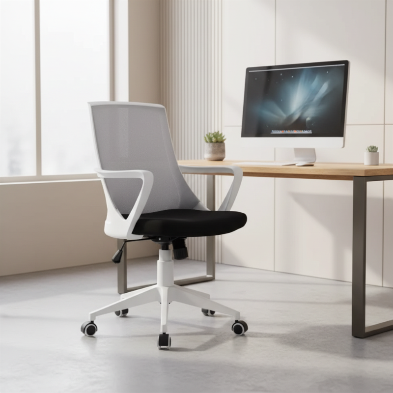 Wollard Office Chair MB WT/GY