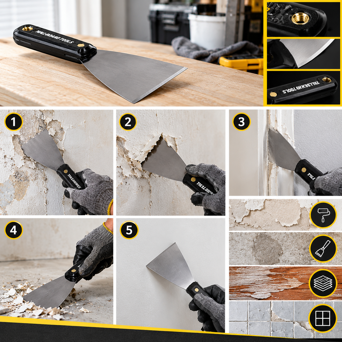WALL SCRAPER 10" JUCO (PUTTY KNIFE)