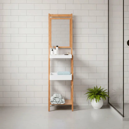 ELVITA 3 TIERS STORAGE RACK W/MIRROR NA