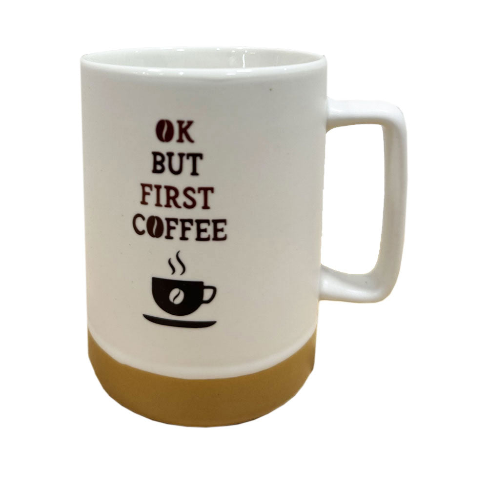 MARIONA MUG 400ML WT/BE