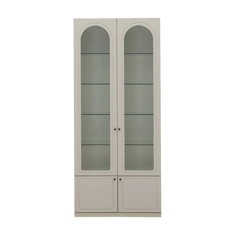 Serene Show Cabinet 100cm – Beige