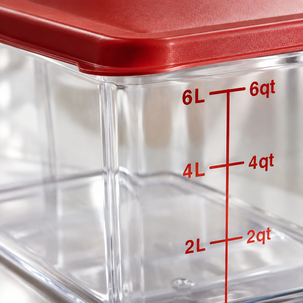 6Qt Storage Container — Detail Shot