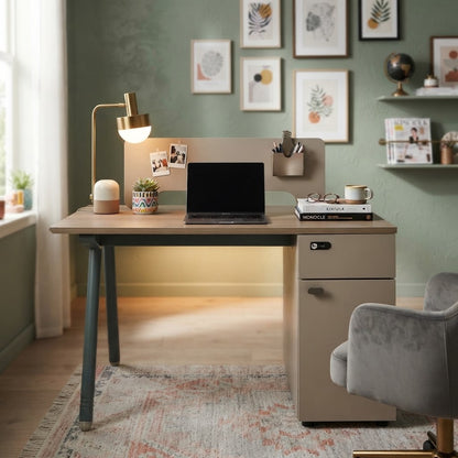 KEEN WORKING DESK SET 120 CM WTO/BL
