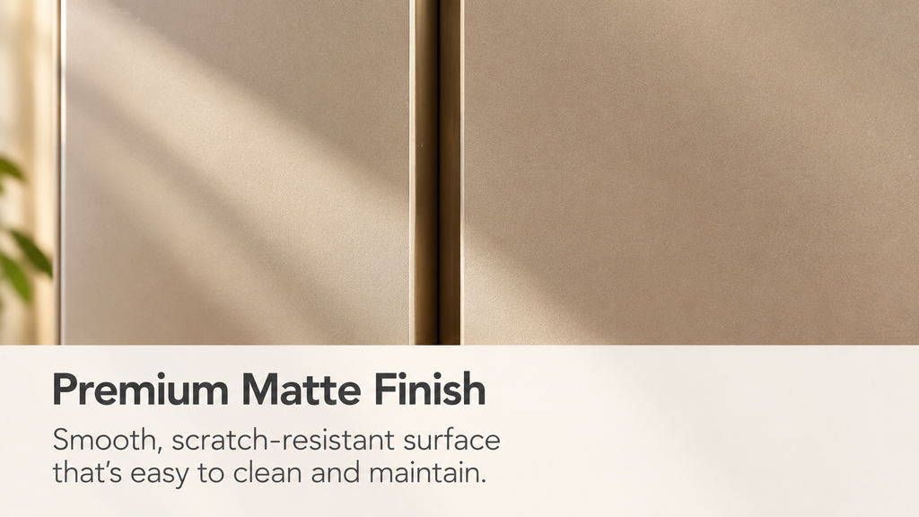 6-Door Wardrobe with Mirror – DB-03 Tan