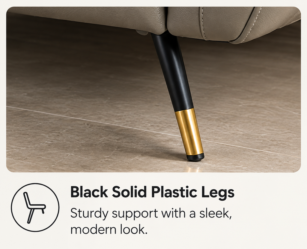 Modern Fixed Sofa - Premium Cow Leather