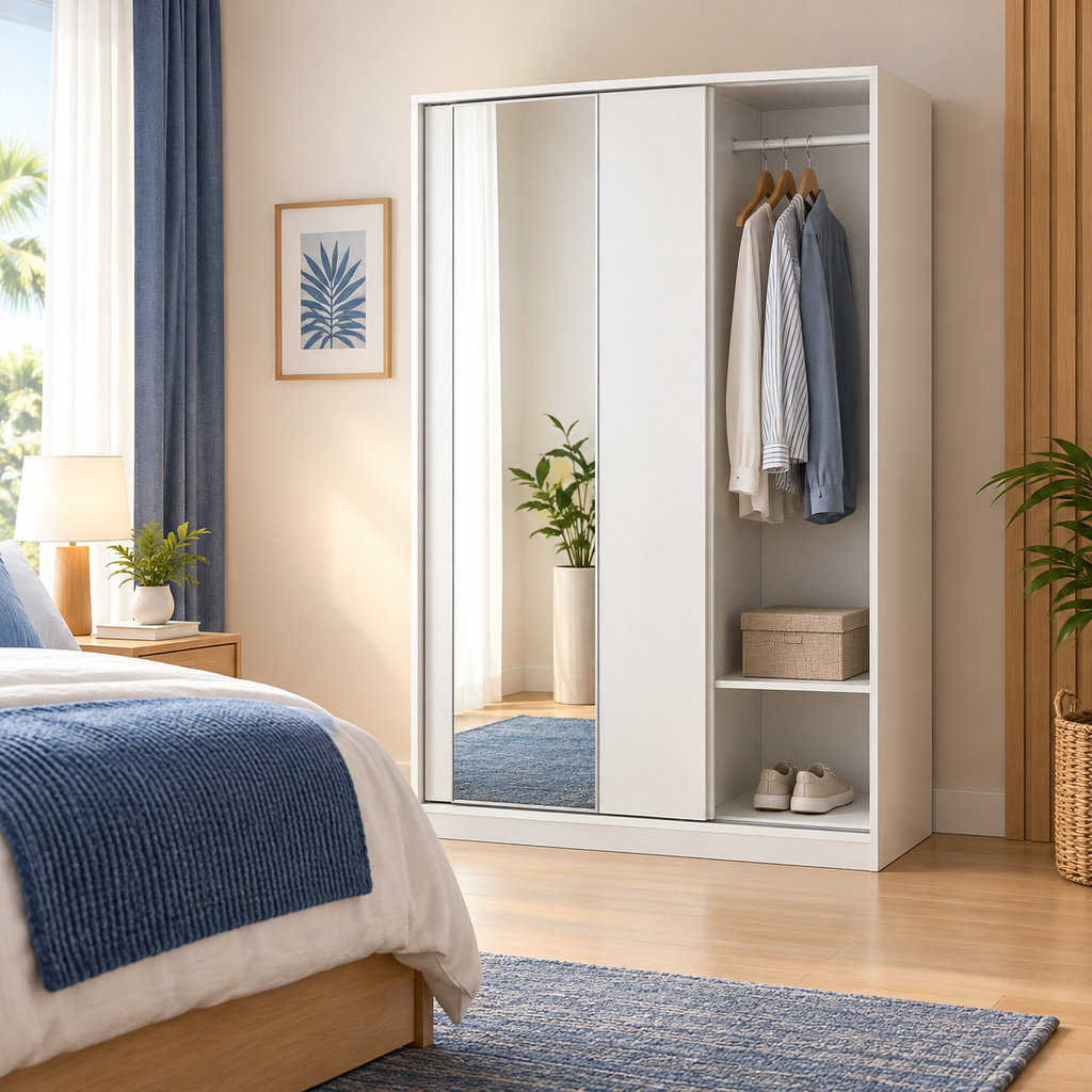 VITO WARDROBE SLIDE 120CM. WT