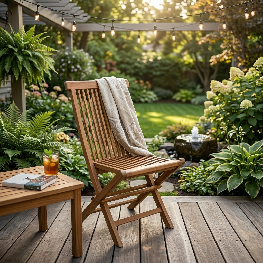 Mini Folding Chair Teak