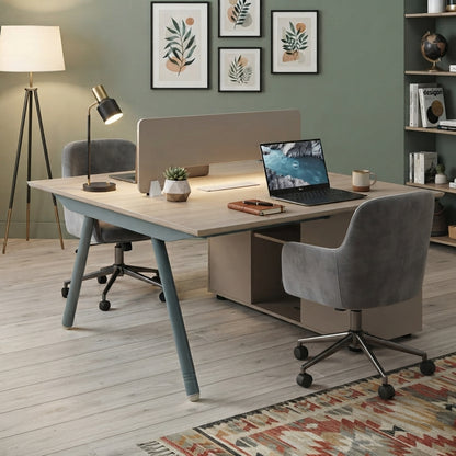 KEEN WORKING DESK SET 120 CM WTO/BL