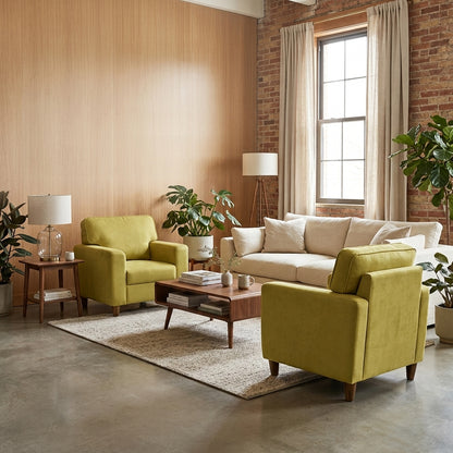 Duroflex Sofa Utopia Green Fabric 1 Seater