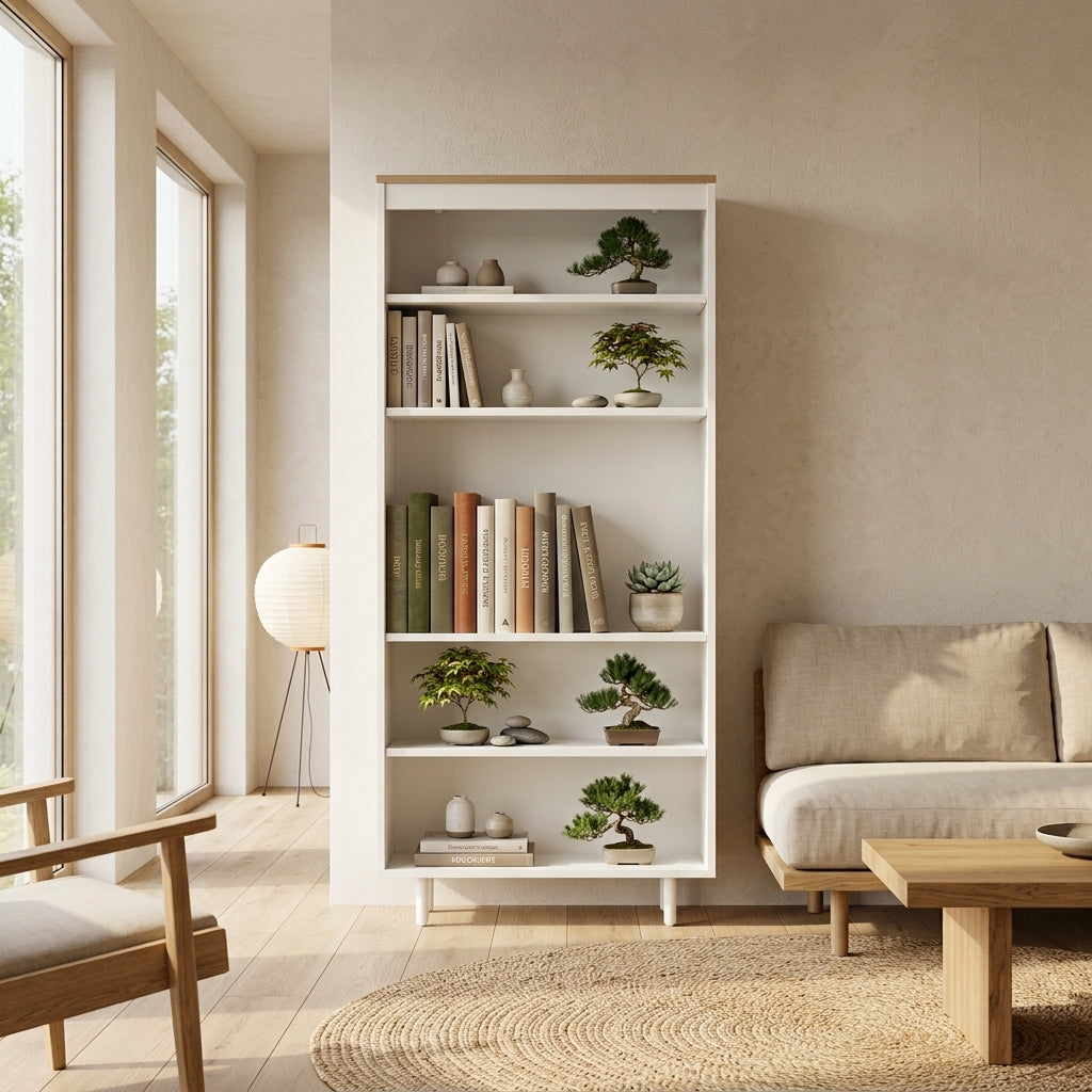 MINIMAL HIGH CABINET 80CM WT/LW 76.3X30X170