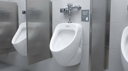 FLO Wall-Mounted Urinal | White Ceramic