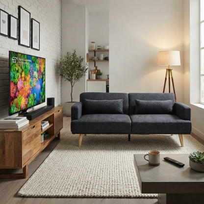 HANA FABRIC SOFA BED 3 S DGY