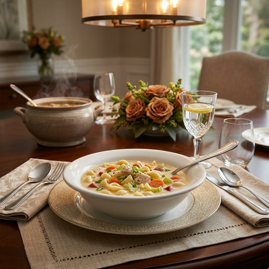 Whiteware Salad & Soup Bowl – 19.0cm