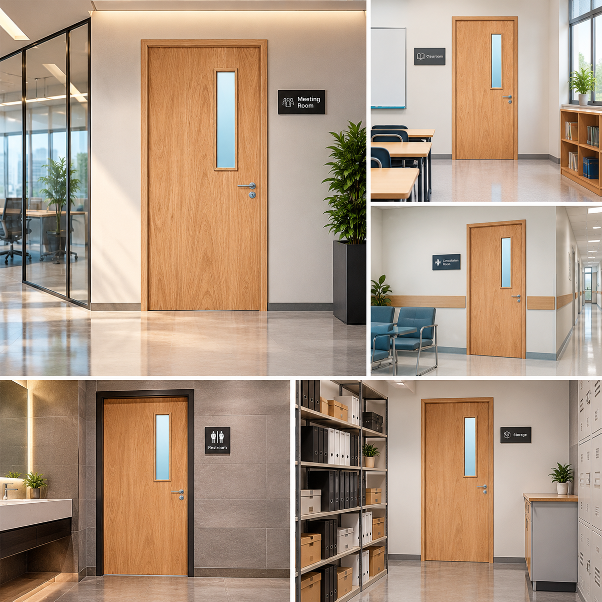 Front Door Panel DR3070 | UVG-320 UV Glass Finish | 296 × 697mm