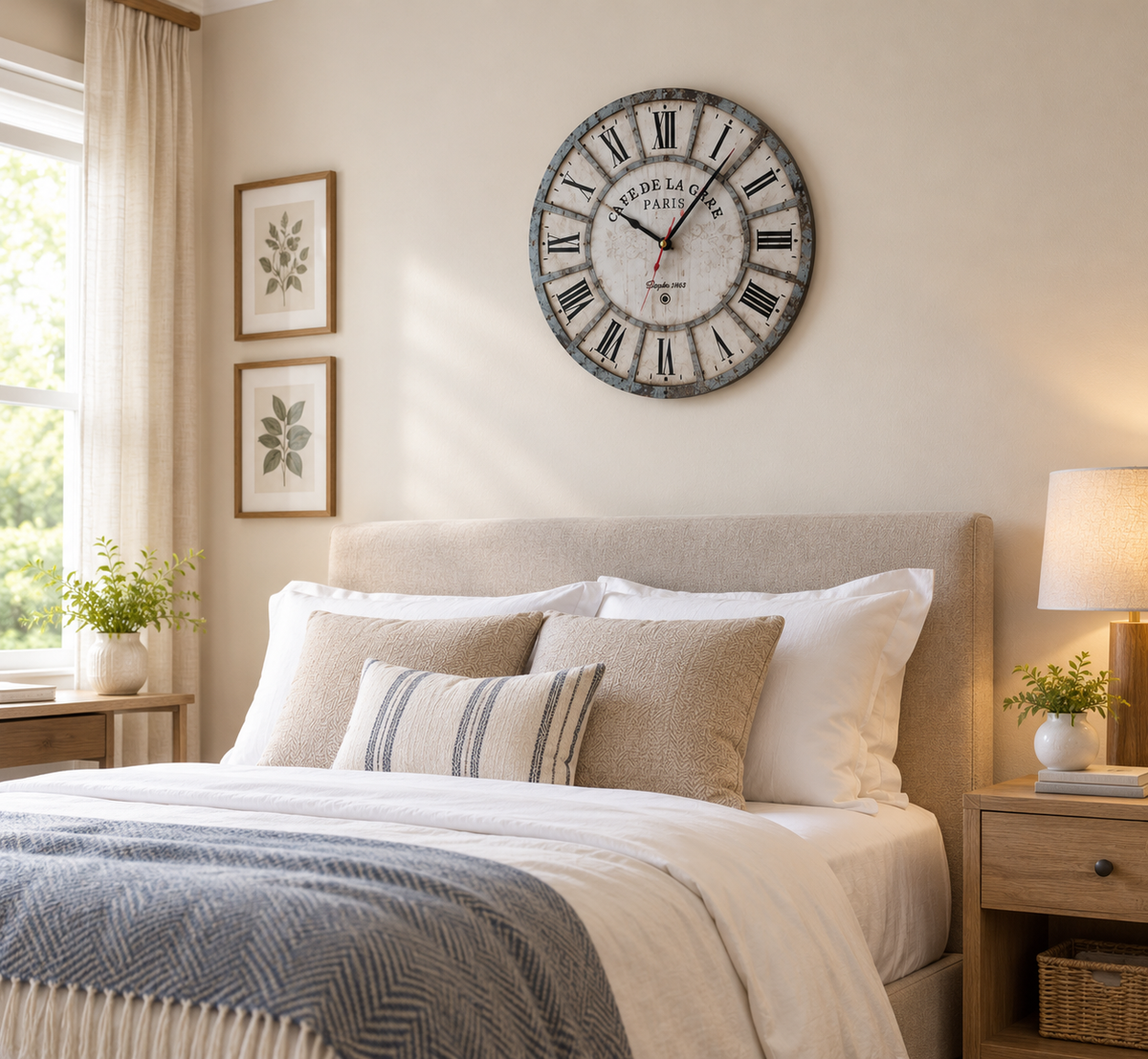 WALL CLOCK 1-7 CLKDJ 30-CM MIX CLOUR