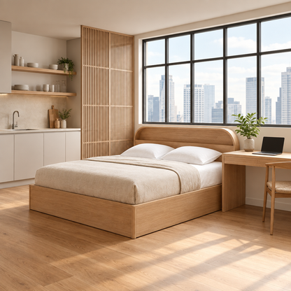Aomori Bed — Studio Condo Clean Version