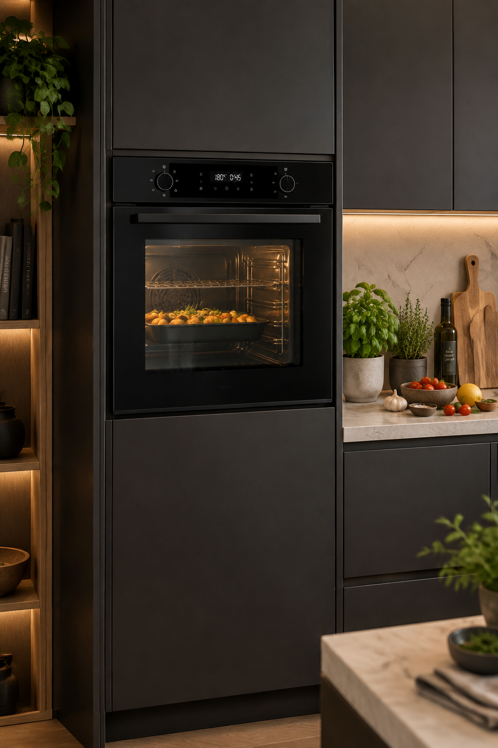 Faber Built-In Oven — Eye-Level Tower Placement