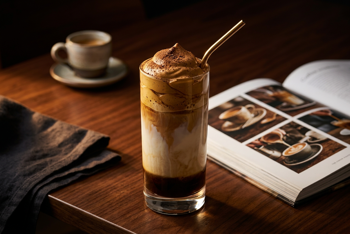 Long Drink Glass Dalgona Moody