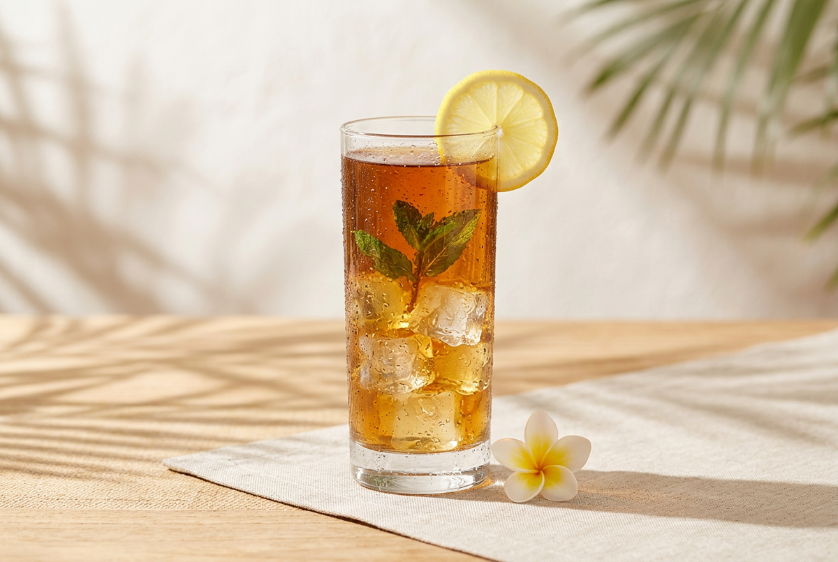 Long Drink Glass Iced Tea Tropical