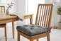 Malinda Grey Chair Cushion Dining Scene