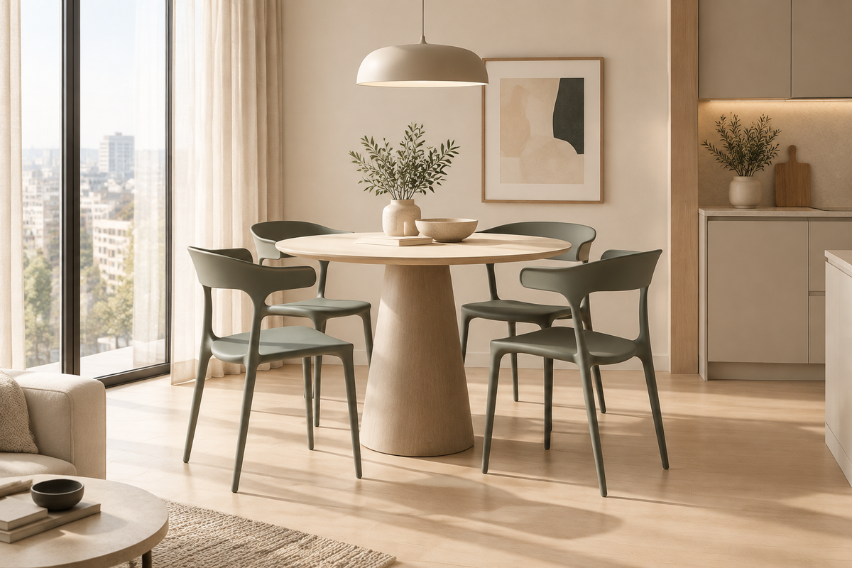 Nordic Dining Chair - Minimalist Condo Dining Setup