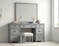  68469 DRESSER WITH STOOL #1072 GREY 