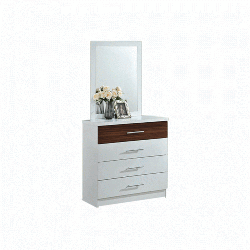 DRESSING TABLE GV PG4DDS WITH MIRROR 1/2 WHITE HAZEL