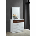 DRESSING TABLE GV PG4DDS WITH MIRROR 1/2 WHITE HAZEL
