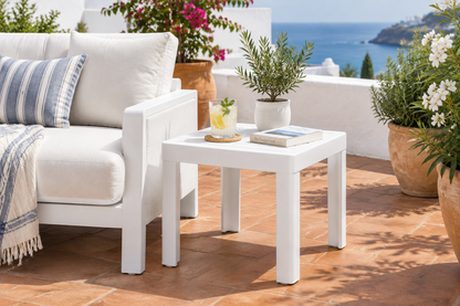 PVC Side Table – Outdoor Terrace