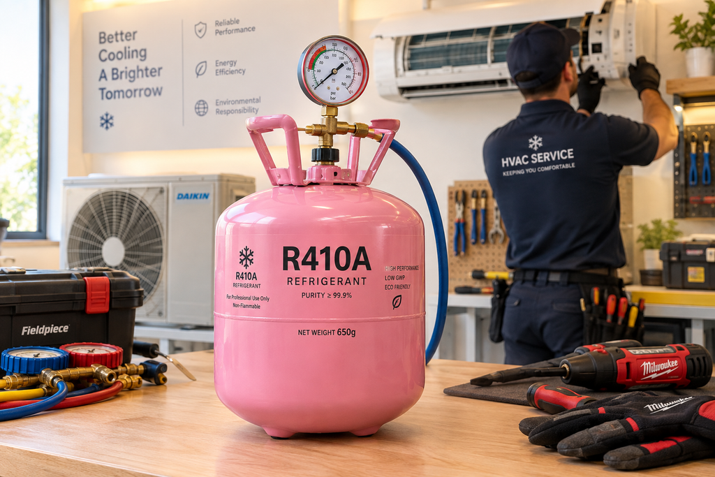 R410A Refrigerant — HVAC Service Scene