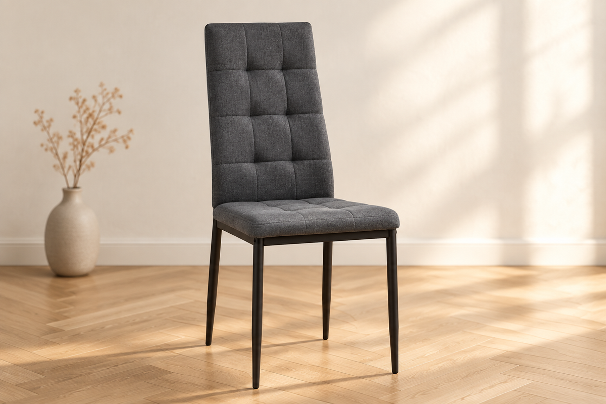 Sander Black Dining Chair – Clean Solo Editorial