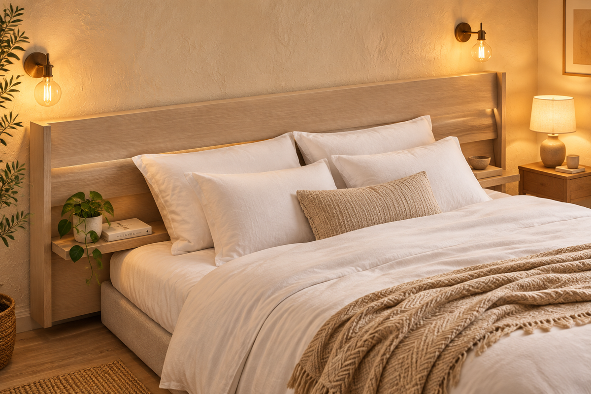 Studio Bedroom — Sconce Lighting