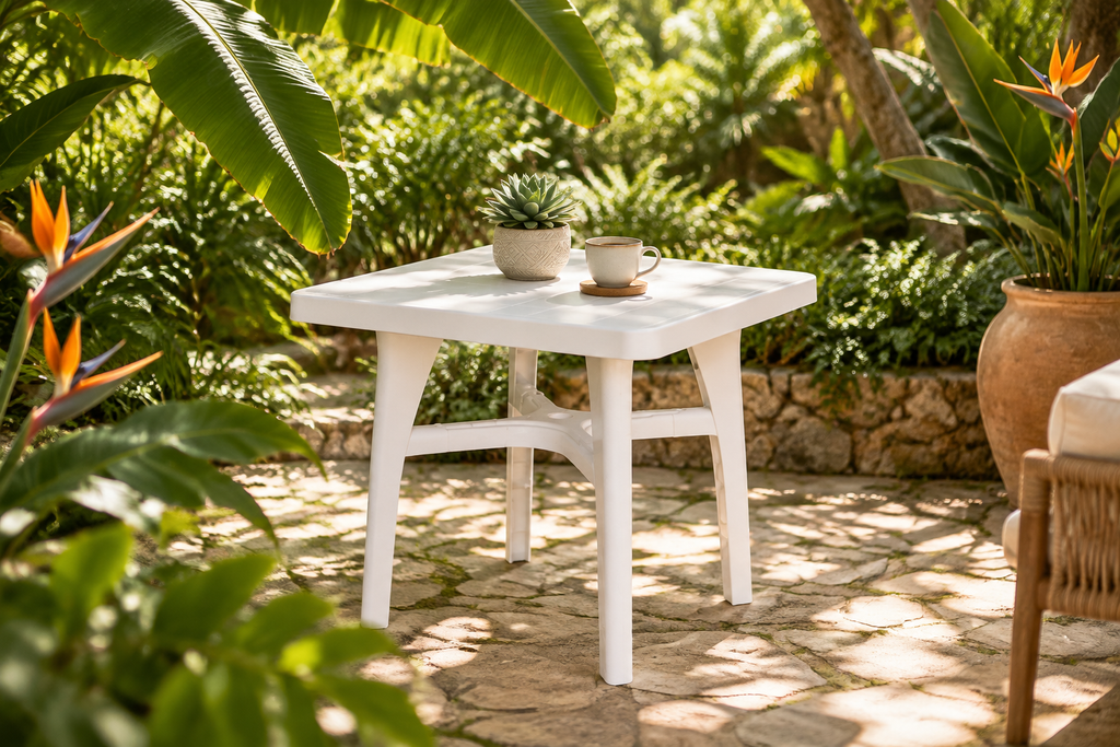 Tropical Garden Courtyard Ad