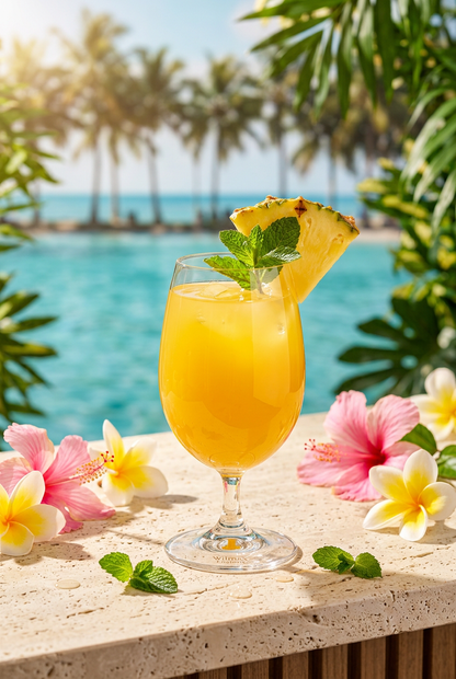 Vodka Glass Tropical