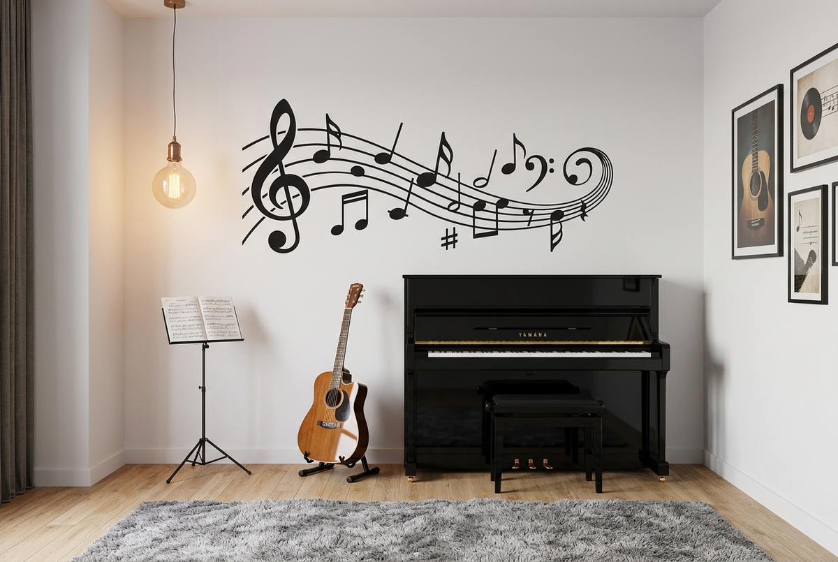Wall Graphics Music Room