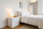 White Gloss Night Stand Guest Room